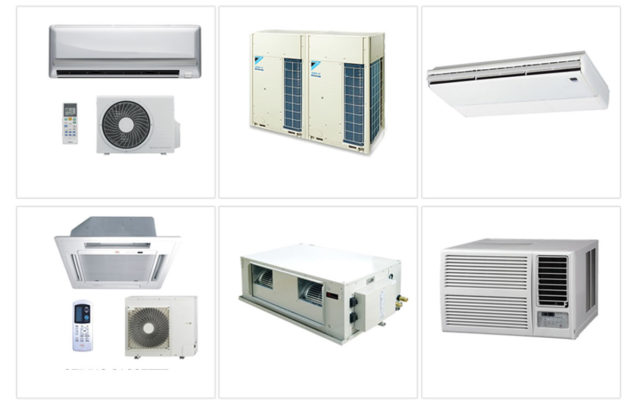 Os principais tipos de ar-condicionado